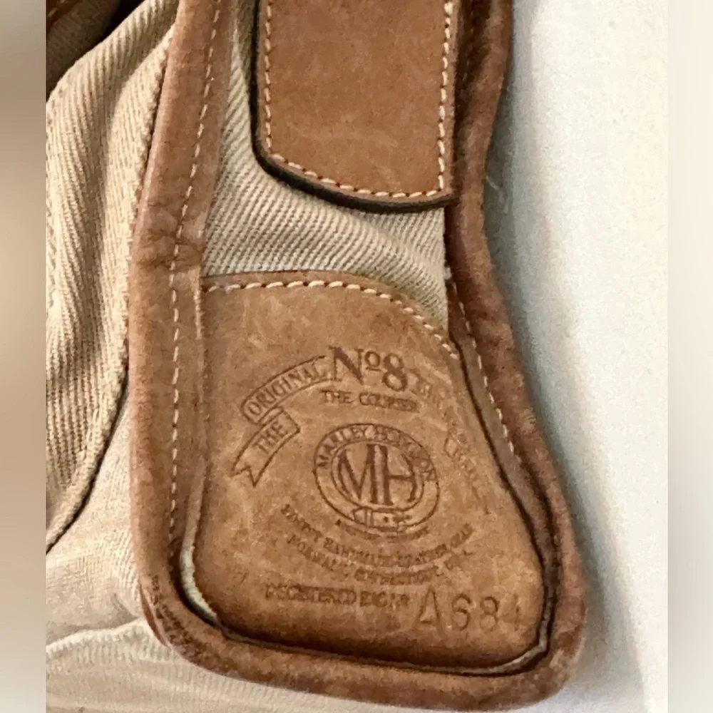 A684 circa 1978 Ghurka No. 8 Courier Bag Leather USA Made Vintage Saddle